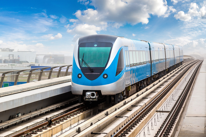 Dubai metro railway